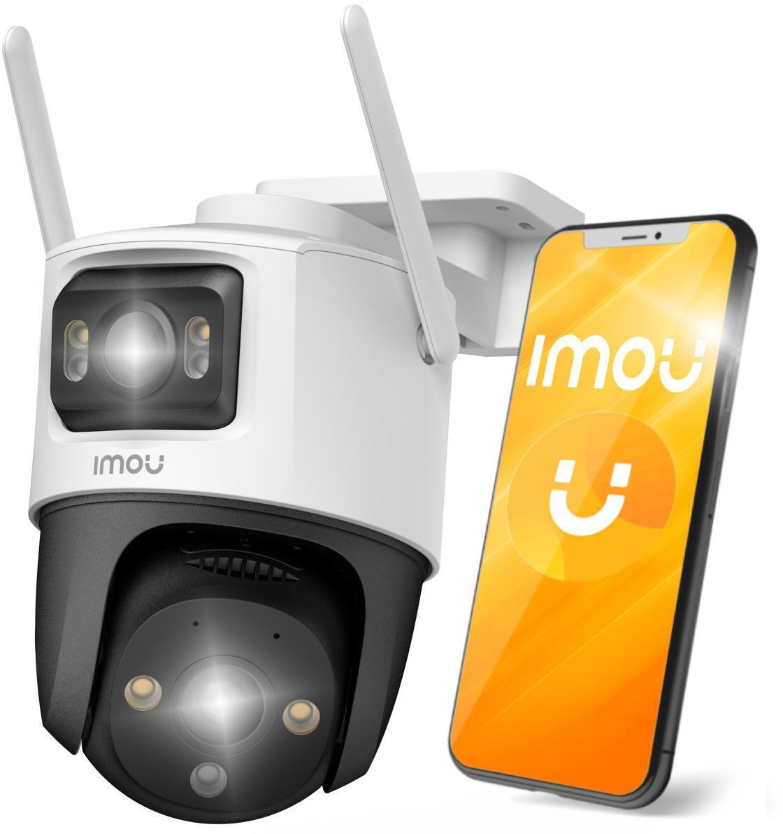 Imou Cruiser Dual IP Dual Κάμερα Παρακολούθησης Wi-Fi 5+5MP Αδιάβροχη με Αμφίδρομη Επικοινωνία και Φακό 3.6mm