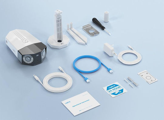 Reolink Duo Series IP Dual Κάμερα Παρακολούθησης Wi-Fi 4K Αδιάβροχη με Αμφίδρομη Επικοινωνία