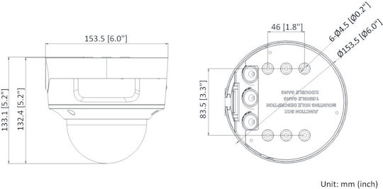 Hikvision DS-2CD2763G2-IZS IP Камера за наблюдение Full HD+ 6MP Водоустойчива с Обектив 2.8-12мм