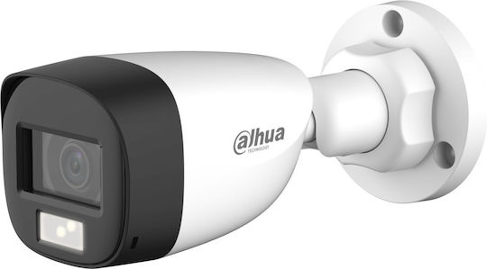 Dahua HFW1200CL-IL-A-S6 CCTV Surveillance Camera 1080p Full HD Waterproof with Microphone and Flash 3.6mm