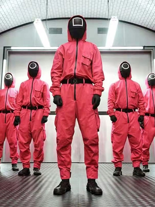 Costum Roșu Gardian Squid Game XL