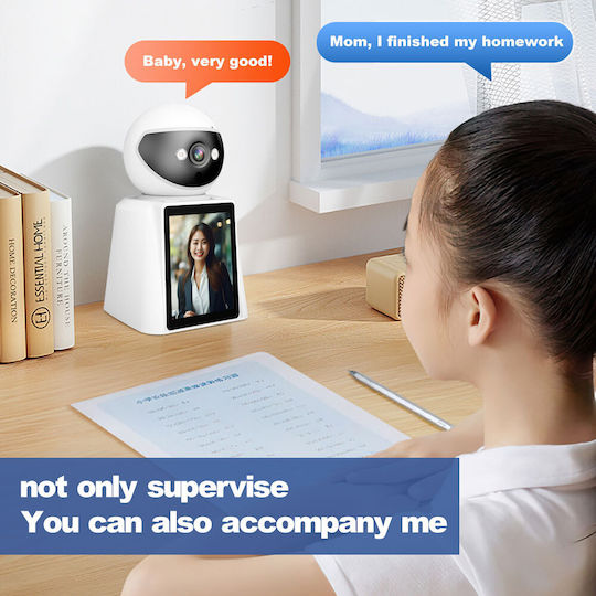Sricam Srihome SH053 IP Κάμερα Παρακολούθησης Wi-Fi Full HD 1080p με Αμφίδρομη Επικοινωνία και Φακό 2.8mm Κατάλληλη για Πρίζες Τύπου Αμερικής