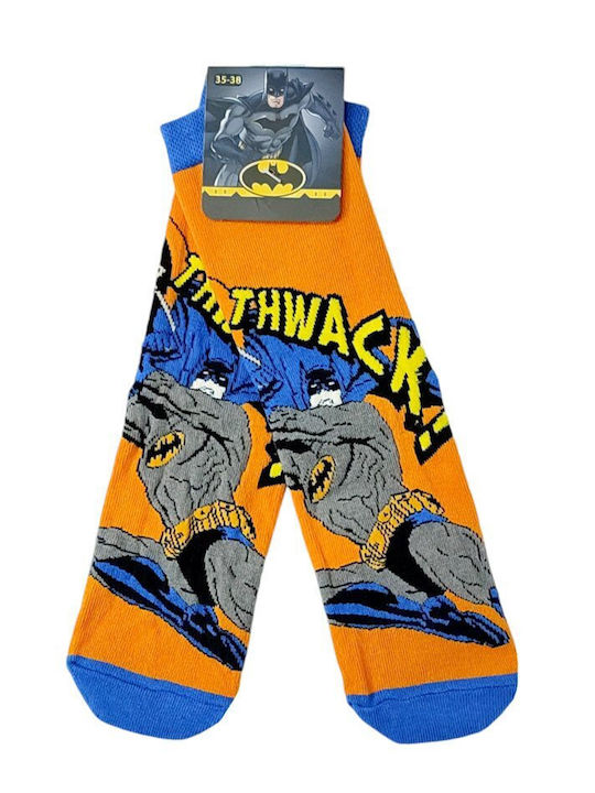 Disney Kids' Socks Batman Orange