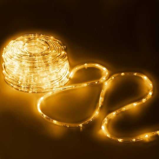 Țeavă luminată 240 Becuri 220V Galben 11.5m IP44