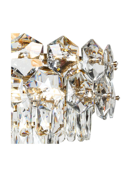 Keskor Chandelier with Crystals 5xE14 Gold 510120