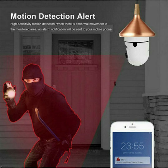 Jortan Jortan IP Surveillance Camera Wi-Fi Full HD 1080p Waterproof with Two-Way Communication and 3.6mm Lens Suitable for England Plug Type