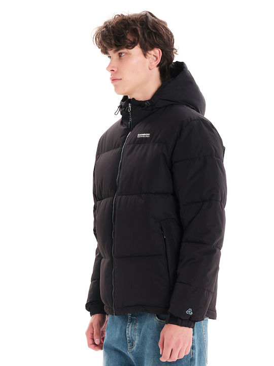 Winter Jacket Puffer Waterproof and Windproof Black