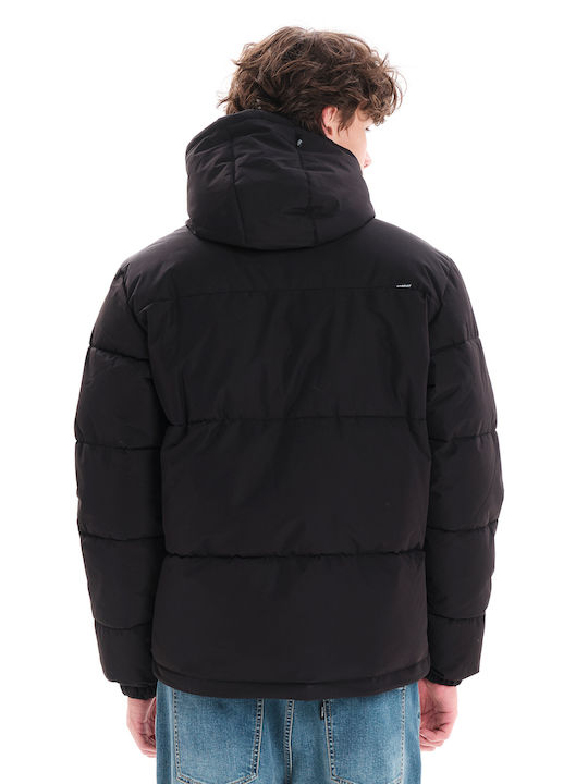 Winter Jacket Puffer Waterproof and Windproof Black