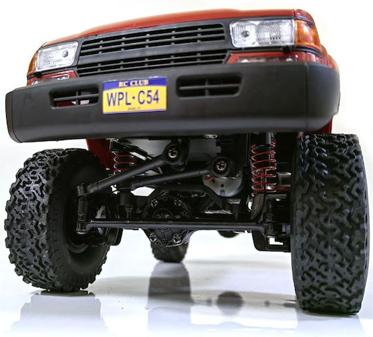 Wpl C54-1 Toyota Land Cruiser Lc80 4WD Hochgelegt 1/14 2.4g 4wd RTR Proportionale Steuerung Rot