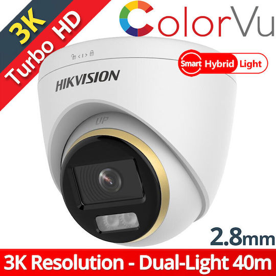 Hikvision DS-2CE72KF3T-LE CCTV Surveillance Camera Full HD+ 5MP Waterproof with Lens 2.8mm