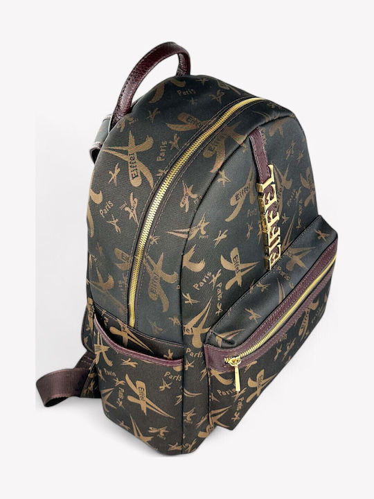 Дамска Чанта Раница Waterproof Brown