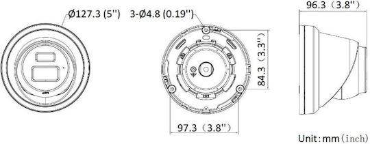 Hikvision DS-2CD2383G2-LI2U IP Cameră de Supraveghere 4K Rezistentă la apă cu Microfon și Lentilă 2.8mm