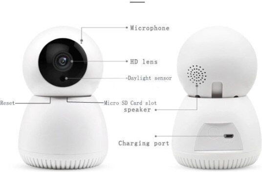 Denver IIC-215 IP Überwachungskamera Wi-Fi Full HD 1080p mit Zwei-Wege-Kommunikation