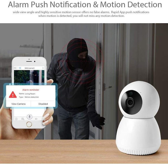 Denver IIC-215 IP Überwachungskamera Wi-Fi Full HD 1080p mit Zwei-Wege-Kommunikation