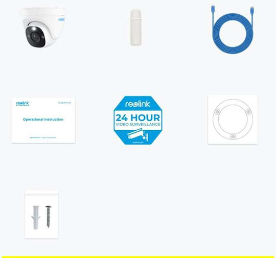 Reolink P334 IP Surveillance Camera 4K Waterproof with Two-Way Communication and Lens 2.8mm