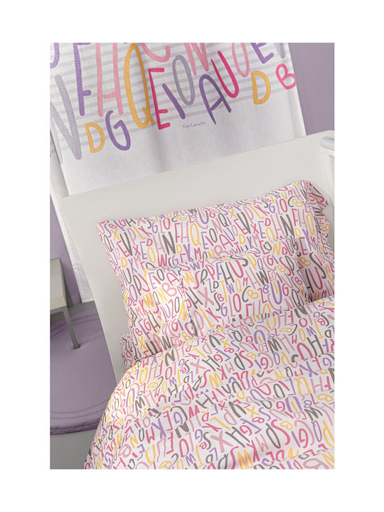 Guy Laroche Seturi de cearșafuri pentru bebeluși Pentru Patut Bumbac Bej Roz 115x170buc 3buc