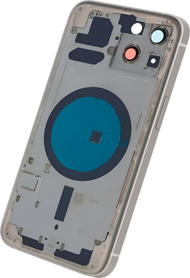 Clappio Iphone 13 Chassis Replacement Rear Glass White