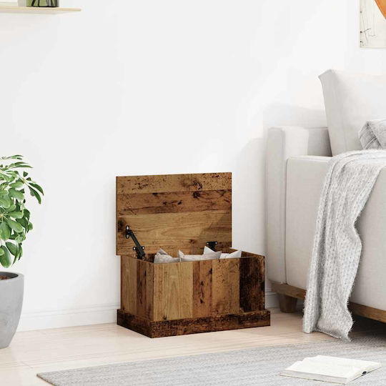 vidaXL Box Kaffee mit Deckel Hölzernes Braun 30x28x50cm