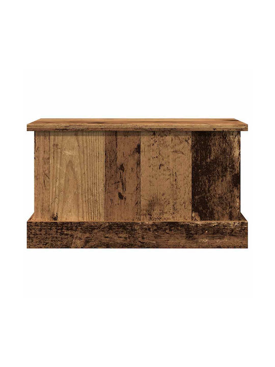 vidaXL Box Coffee with Lid Wooden Brown 30x28x50cm