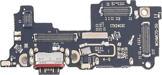 Клапио конектор за зареждане Xiaomi Poco F6 Pro четец на SIM карти черен