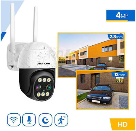 Jortan IP Surveillance Camera Wi-Fi Full HD 1080p Waterproof with Microphone