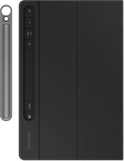 Samsung Galaxy Tab S9/s9 Fe; Book Cover Keyboard Slim; Black
