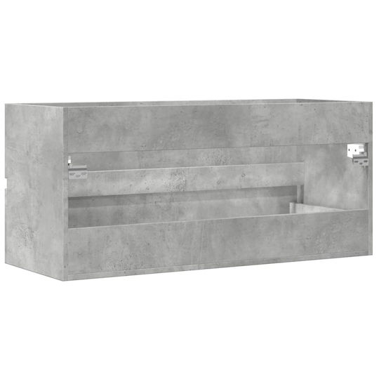 vidaXL Πάγκος χωρίς Νιπτήρα Μ100xΒ38.5xΥ45cm Γκρι Σκυροδέματος