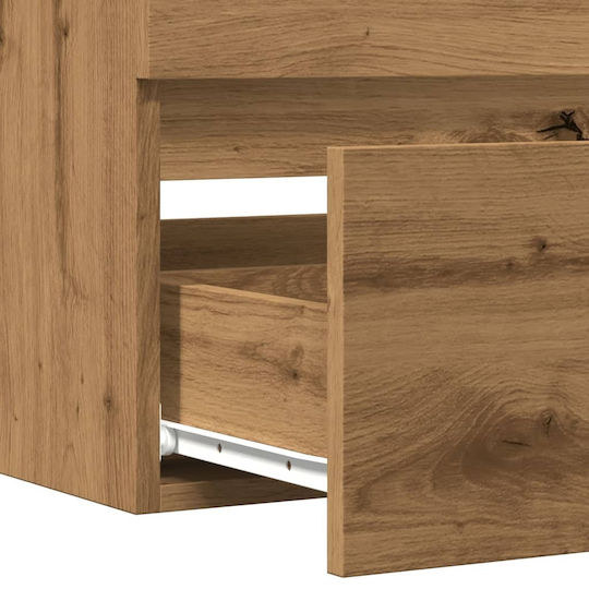 vidaXL Blat fără Lavoar L100xW38.5xH45cm Coffee