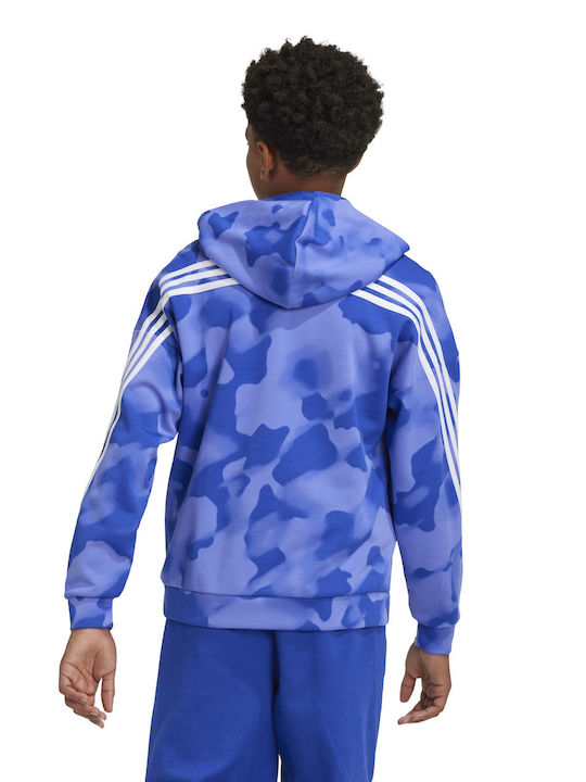 adidas Kids Sweatshirt with Hood Blue