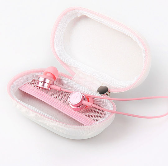 Sades Wings 10 In Ear Gaming Headset με σύνδεση 3.5mm Ροζ