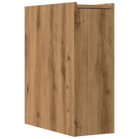 vidaXL Bathroom Cabinet L21.5xW50xH60cm Oak