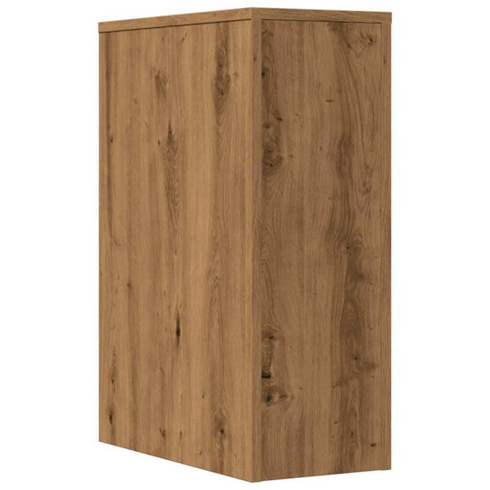 vidaXL Bathroom Cabinet L22xW44xH61.5cm Oak