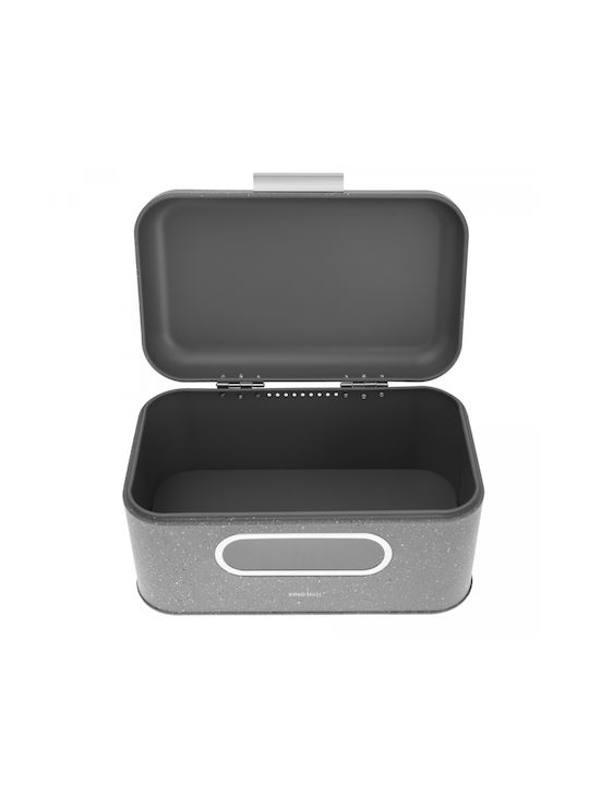 KING Hoff Bread Box Plastic Gray 30x19.5x15.8cm