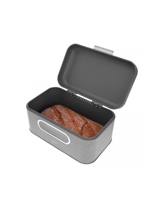 KING Hoff Bread Box Plastic Gray 30x19.5x15.8cm