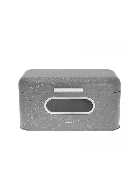 KING Hoff Bread Box Plastic Gray 30x19.5x15.8cm