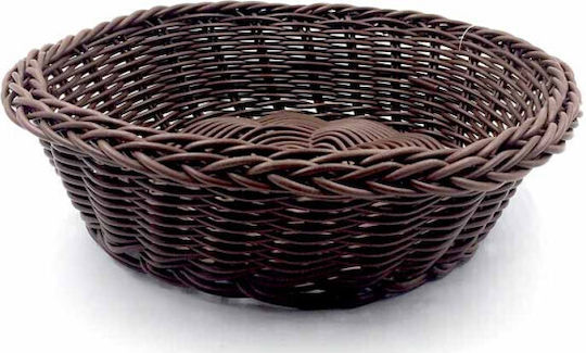 Homestyle Coș de pâine Împletit 24x24x7.5cm