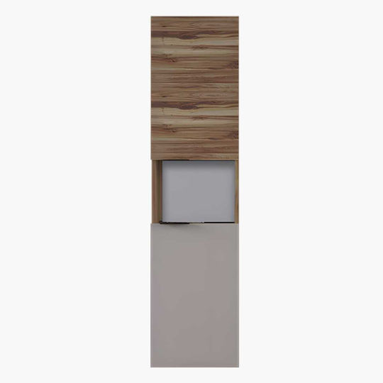 Amabile Στήλη Μπάνιου Δαπέδου 35x35x150cm Γκρι