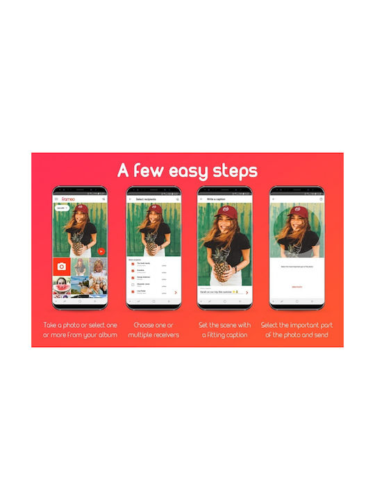 Denver PFF-1021 Digital Photo Frame with Touch Screen 10.1" Resolution 1280x800 with WiFi White