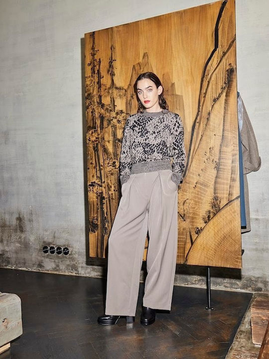 Damen Stoff Hose Fungi