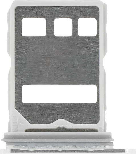 Clappio Sim Card Tray Huawei Pura 70 Pro Dual Nano Sim White