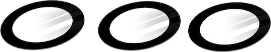 Clappio Rückkameraobjektiv Samsung Galaxy S23 Ultra Schwarz