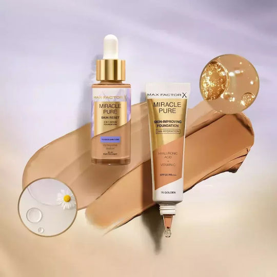 Max Factor Miracle Make-up Mov/alb 60-80 Light To Medium 30ml