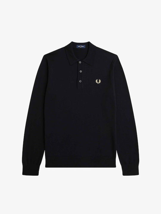 Fred Perry Shirt Pullover Black