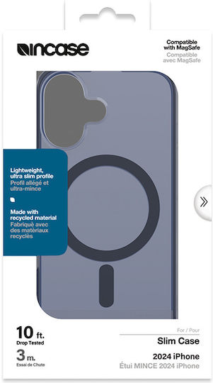 Carcasă Slim Incase Magsafe pentru iPhone 16, Albastru Spațiu Profund