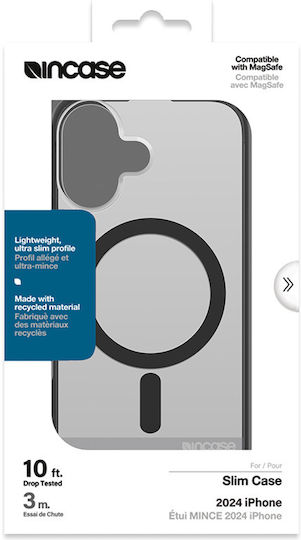 Incase Slim Case Magsafe iPhone 16 Hülle Schwarz