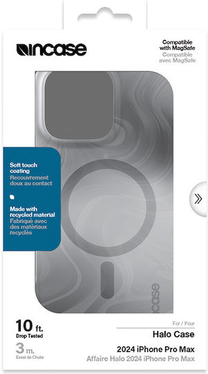 Incase Halo Case Magsafe Iphone 16 Pro Max Case Oil Slick Smoke