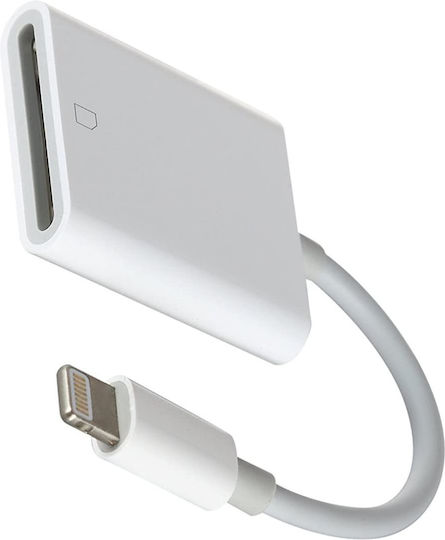 Apple Card Reader Lightning για SD Λευκό