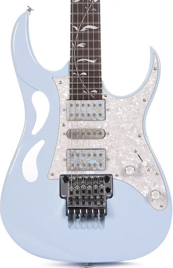 Ibanez PIA Steve Vai Elektrische Gitarre Stratocaster mit HSH Tonabnehmerkonfiguration Blue mit Tasche