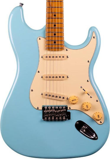 Jet Guitars Електрическа Китара 6 Струни Stratocaster Синя С Калъф