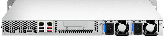 QNap TS-464U-RP-8G NAS Рак с 4 слота за HDD/SSD и 2 Ethernet порта